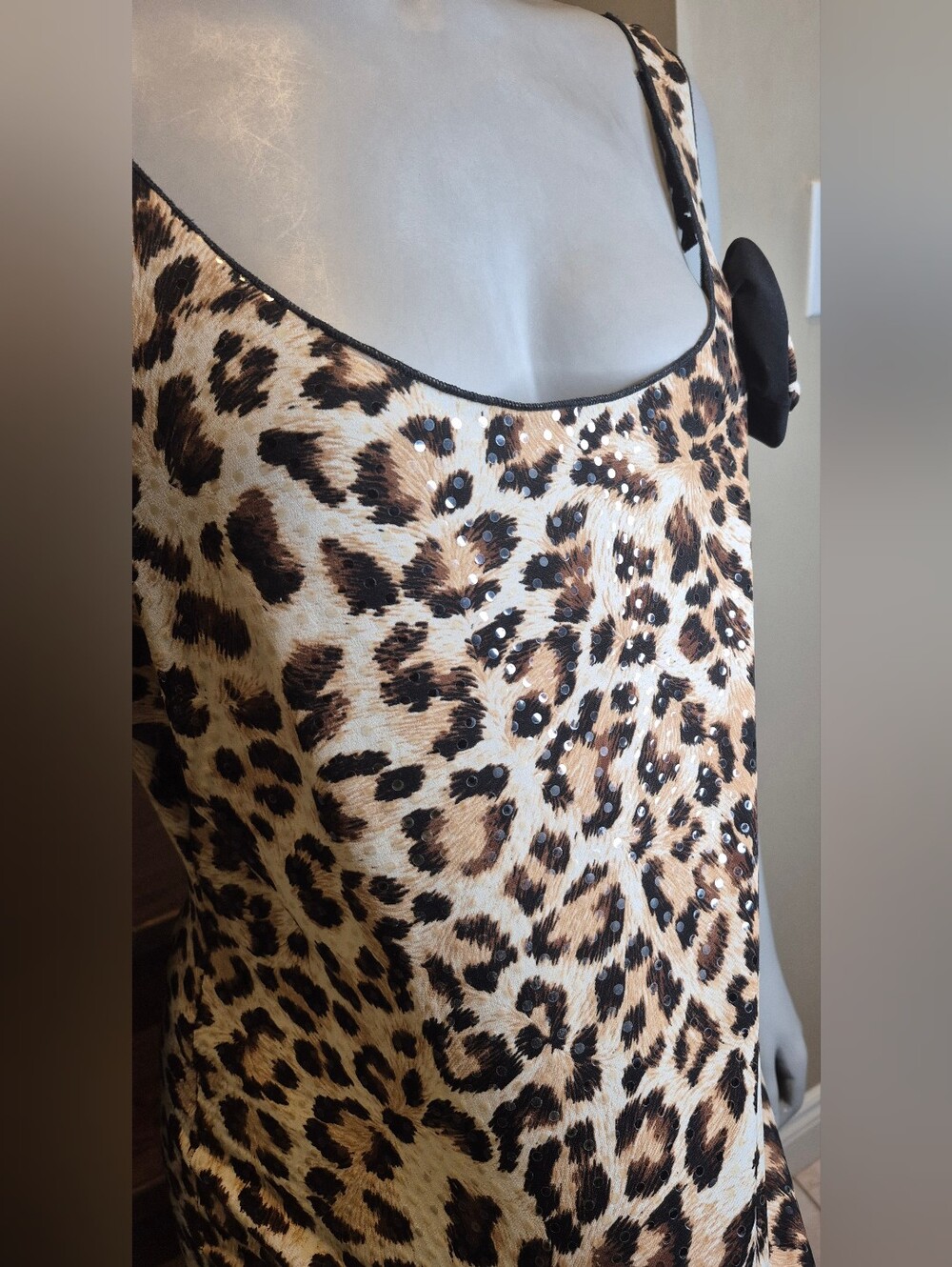 Leopard-Print Scoop Neck Camisole in Brown - Picture 12 of 16